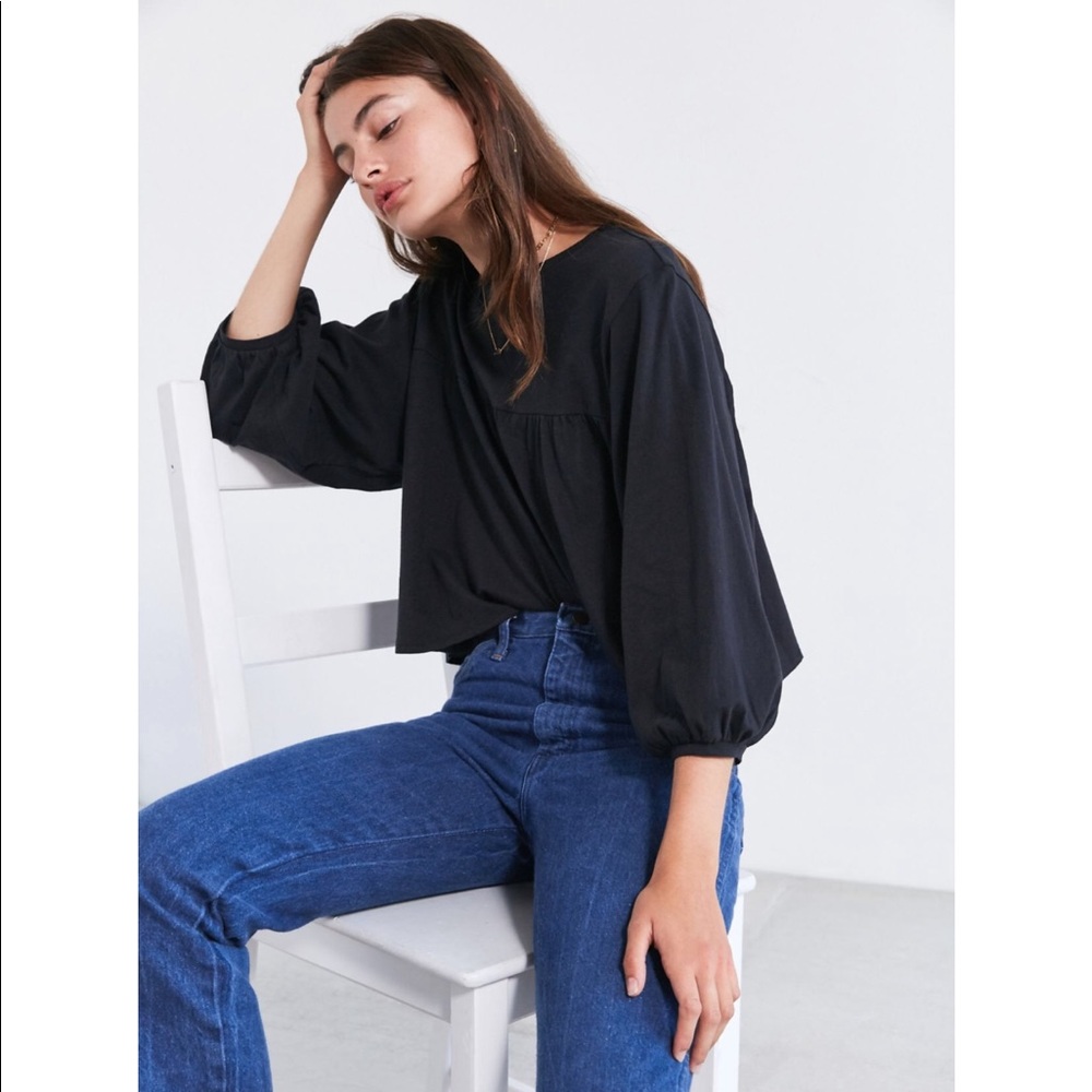 NWT Kimchi blue babydoll blouse top